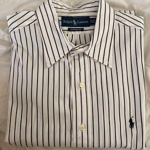 Ralph Lauren Men’s long-sleeve woven button-up (Classic Fit)